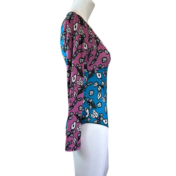 Kimberly Goldson CHLO Mixed Floral Bodysuit sz S NWOT - Picture 4 of 11